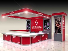 日照展柜设计展柜制作公司烤漆展柜厂黄金珠宝银饰品玉器展柜制作图6