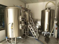 500升小型精酿啤酒设备酒馆自动化啤酒生产设备图2