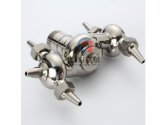 牛角清洗器，不锈钢卫生级 内丝/外丝/快装牛角循环洗罐器图3